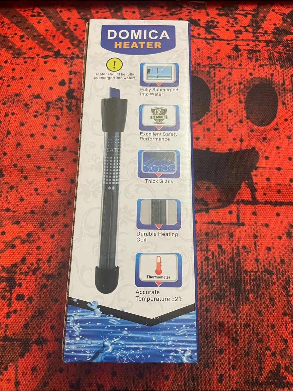 Domica Aquarium 25w Heater for 1-8 Gallons NEW